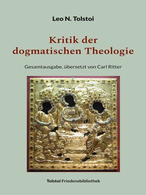 cover image of Kritik der dogmatischen Theologie